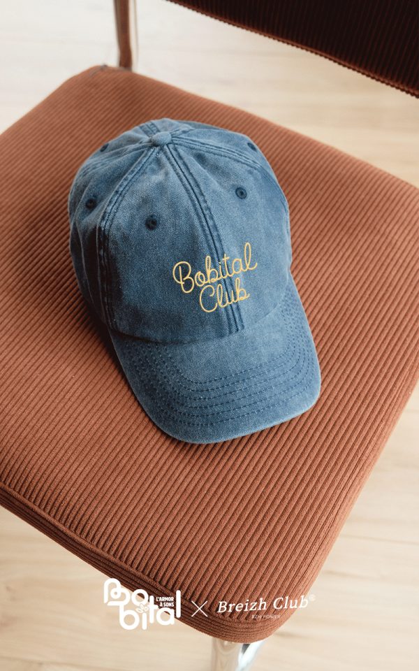 Casquette vintage brodée Bobital Club