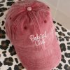 Casquette vintage brodée Bobital Club