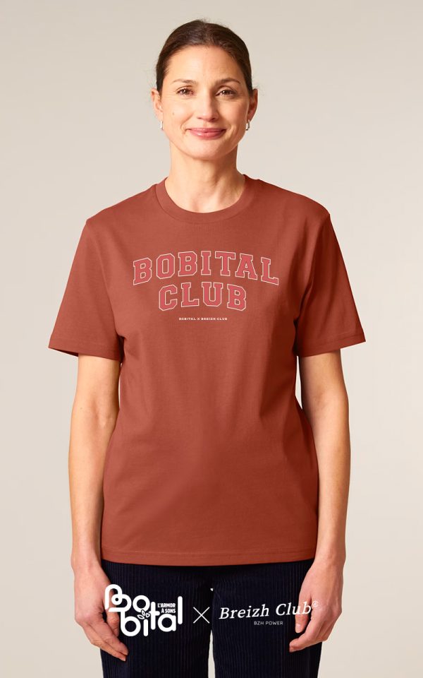 T-shirt unisexe terracotta Bobital Club