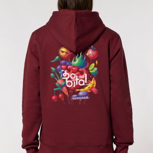 Sweat à capuche Bordeaux 2026