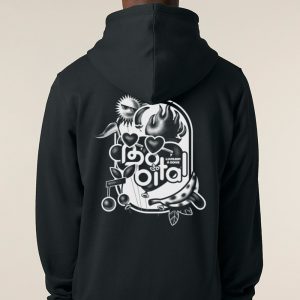 Sweat Zippé Noir 2026